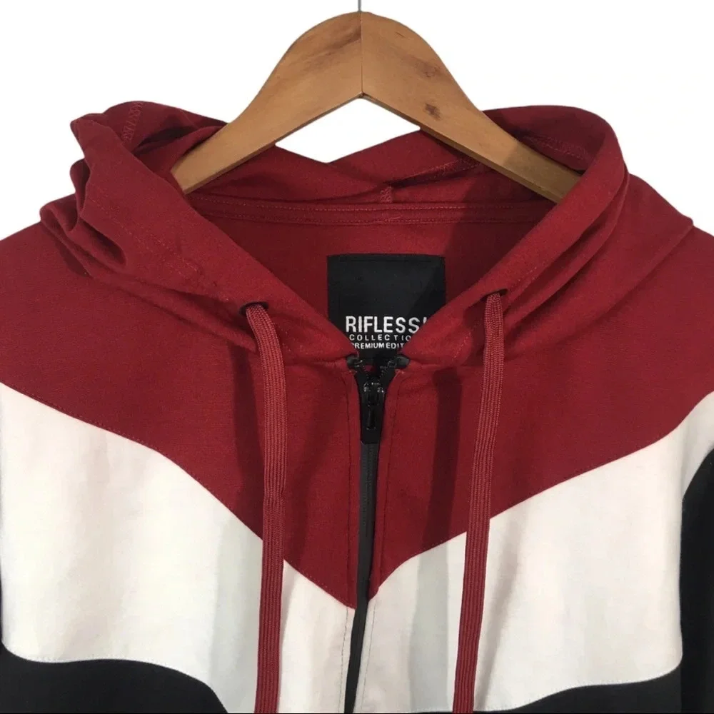B5 Riflessi Collection Full Zip Stretch Hooded Jacket XL